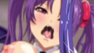 Hentai caught by tentacle and fucked busty co