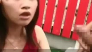 japanese cutie sucks multiple censored cocks